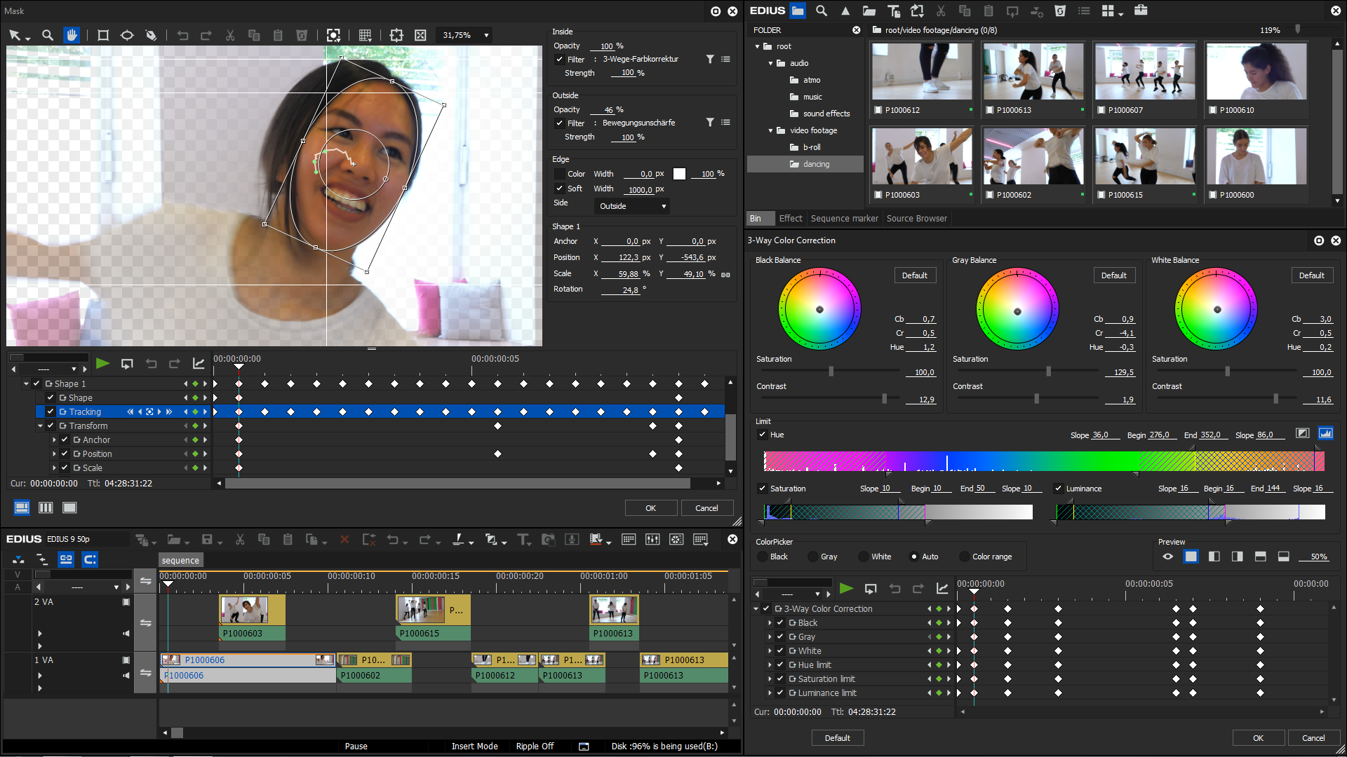 NOVITA’ in EDIUS EDIUS